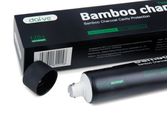 Bamboo Charcoal Toothpaste Teeth Whitening Powder Toothbrush Set